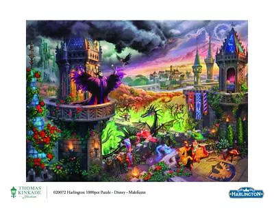 Harlington 1000Pc Thomas Kinkade: Disney - Maleficent Puzzle • $42.49