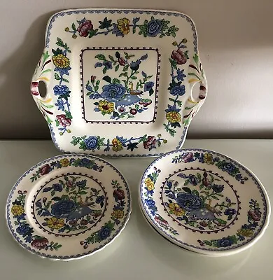 Mason's Ironstone  Regency Sandwich Plate Tea Plate & 2  Large Saucers • £8