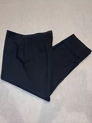 Designer Vertigo Paris Black Cuffed Capris Pants 38 • $32