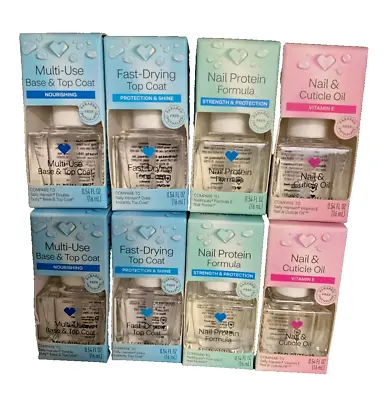 CVS Protection & Shine Fast Drying Clear Top Coat Nail Treatment Polish You Pick • $5.99