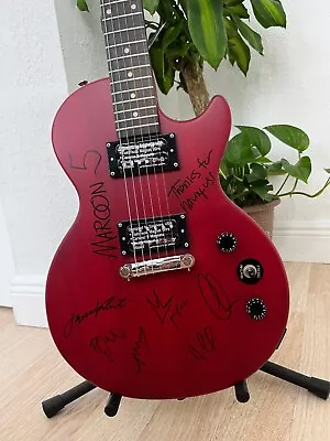 Autographed Guitar By Maroon 5 Band Epiphone Special Model • $1800