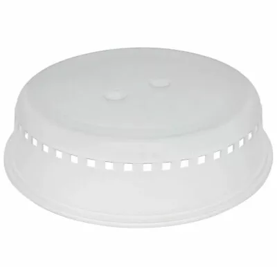 Plastic Microwave Plate Cover 1 Pack Clear Steam Vent Splatter Lid 10.25 Food • $9.99