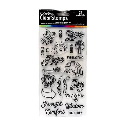 ColorBox Bible Journal Clear Stamp Set Scrapbook Card Planner Craft Mixed Media • $9.77