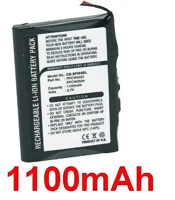 Battery 1100mAh Type PPCW0401 PPCW0504 For Cowon IAUDIO X5 (20GB) • $28.83