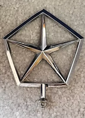 VINTAGE DODGE/PLYMOUTH/CHRYSLER HOOD ORNAMENT EMBLEM Pentastar No Base • $7.95