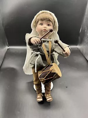 Vintage Little Drummer Boy Musical Doll - 14 Inch - By Marlene Sirko • $34.95