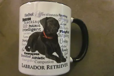 Black LAB LABRADOR Dog Lover COFFEE MUG • $9.88