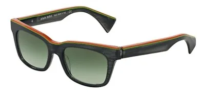 NEW ORIGINAL ALAIN MIKLI A05020 D0068E Black Green Orange Women Sunglasses 50mm • £91.29