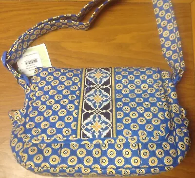 NWT Vera Bradley Riviera Blue Lindsay Lindsey Shoulder Or Crossbody Bag NEW • $44.99