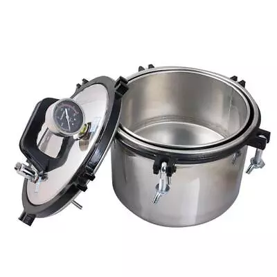 8L Autoclave 110V Lab Equipment Sterilization Medical Steam Sterilizer Dental • $127.83