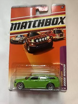 2010 Matchbox 1/64 Scale Green Dodge Magnum Wagon 5.7 Liter Hemi V8 #9 Of 100 D2 • $14.99