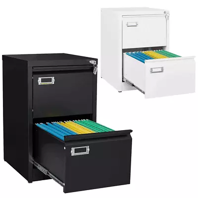 2/3/4 Drawer Filing Cabinet With Lock Metal File Storage Cabinet Letter/Legal/A4 • $104.99