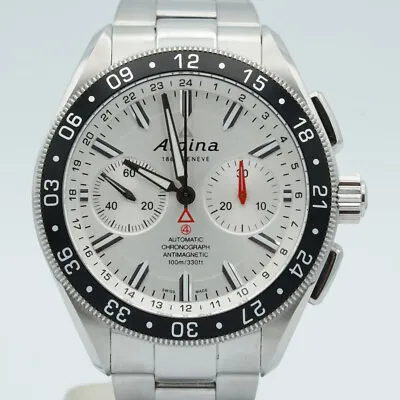 Alpina Alpiner Automatic Men's Chronograph 44MM Steel With Issues • $3486.73