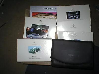 2001 Mercedes E-Class Owners Manual Set With Cover Case • $27.89