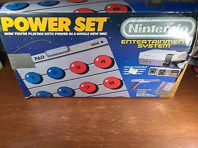 Nintendo NES Power Set Complete In Box CIB Pad Zapper + Controllers No Game READ • $279.99