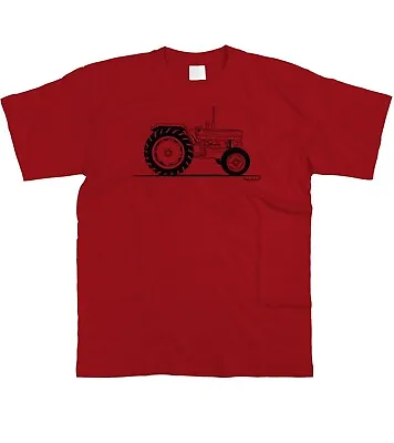 Mens Original Sketch Massey Ferguson MF 135 Classic Tractor T-Shirt S - 5XL • $16.41