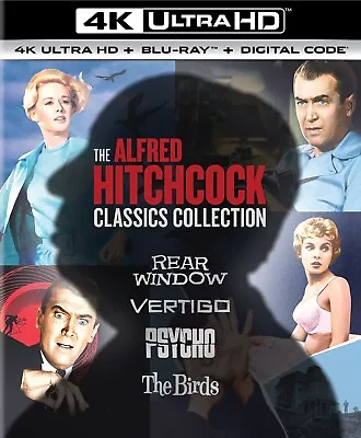 The Alfred Hitchcock Classics Collection 4K UHD Blu-ray James Stewart NEW • $44.55