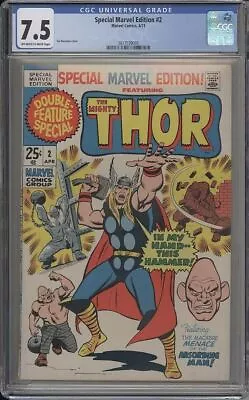 Marvel Special Edition #2 - Cgc 7.5 - Thor - Absorbing Man - 1971 • $80.99