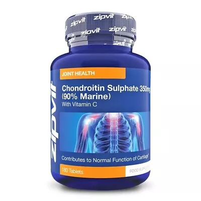 Chondroitin Sulphate 350mg (90% Marine) (Fish) With Vitamin C 360 Tablets • £49.95
