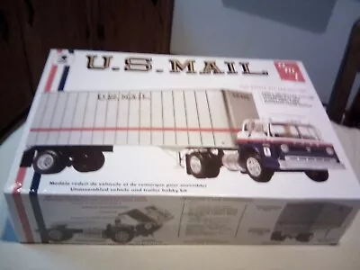 Amt U.S. Mail SEALED NEW Plastic Model Kit Semi Truck  • $100