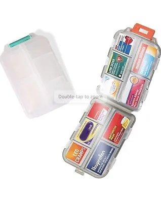 (2 Pieces )DIY Pocket Pharmacy With Medicine Labels Travel Daily Pill • $9.90