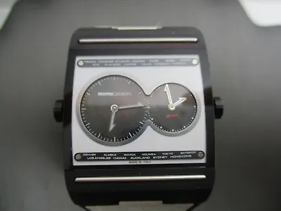 Momo Design - Dual Time GMT - MD-1077 Titanium Watch • $999