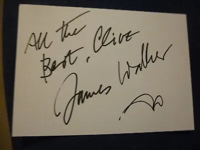 Inspector Morse Bramwell Empire Of The Sun 1984 JAMES WALKER Hand Signed Card • £6.50