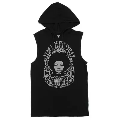 MENS Hoodie Jimmy Hendrix Voodoo Child - Sleeveless -Graphic Jimmy  -MUSIC • $16.19