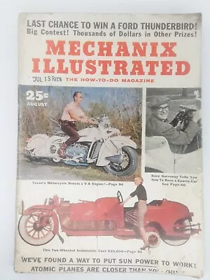 Mechanix Illustrated Magazine August 1955 How To Race A Sports Car • $8.39