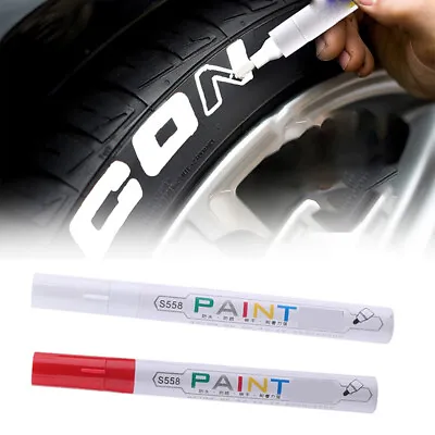 1/2PCS RC Car Tyre Paint Pen White Marker For Motorcycle Crawler Accessories • $4.56