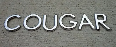 Mercury Cougar Emblem Letters Rear Hatch Badge Decal Logo Trunk OEM Genuine • $13.54