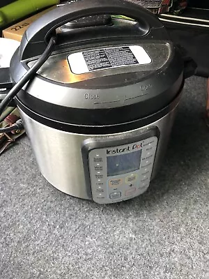 Instant Pot   (IP-DUO60 6 Qt. 7-in) - Black/Silver • $34.99