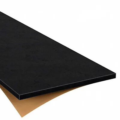 1/8  Thick Black Waterproof EPDM Rubber Sheet Adhesive Back 36  Wide X 1 Ft. • $166.27