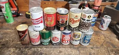 LOT Of (12) Vintage 12 Ounce Empty Beer Cans • $2.50