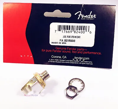 Genuine Fender Strat/Tele Stratocaster/Telecaster Guitar 1/4  Output Phone Jack • $8.90