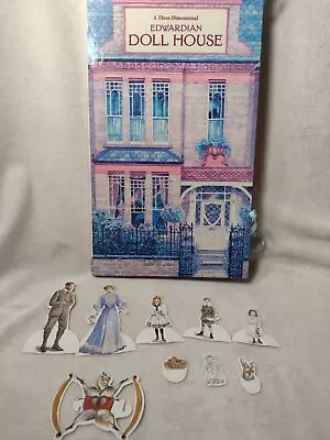 Three-Dimensional Edwardian Doll House Pop-up Book 1995 Paper Dolls Carousel Bk • $58