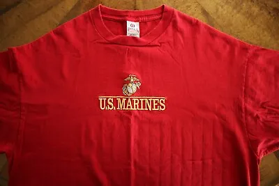 Usmc Us Marine Corps Pride In Service Athletic Pt Red Short Sleeve T-shirt 2x • $24.99