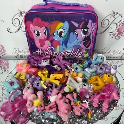 19 My Little Ponies & Carry Case Lunch Bag Style Multi Color Different Types 🔮 • $89