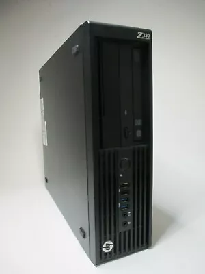 HP SFF Workstation Z230 Intel Core I5-4570 3.2GHz 16GB RAM 500GB HDD Win 10 Pro • $151.05