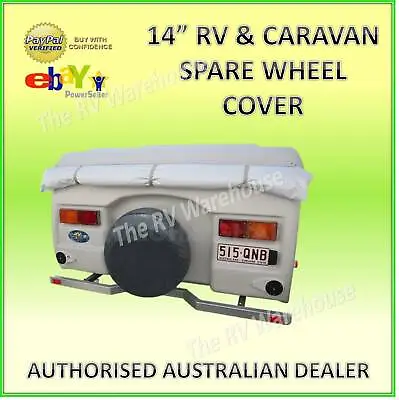 14  Caravan Spare Wheels TYRES Cover Trailers CAR VEHICLE JAYCO AVAN 4X4 PARTS • $32.95