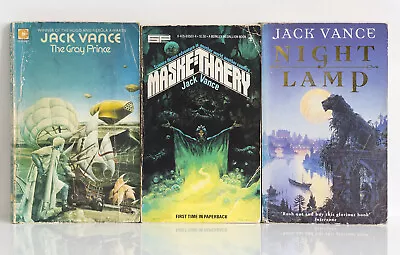 JACK VANCE The Gray Prince Maske: Thaery Night Lamp (Gaean Reach) Vintage SF • £12