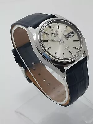 Vintage Seiko 5 Automatic Japan Made 17 Jewels Wrist Watch Ref: 7009A • $54.99