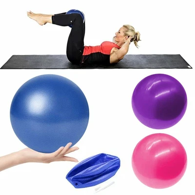 $6.48 • Buy 10'' Womens Body Pilates Mini Exercise Ball For Fitness Bender Toning Yoga Tool