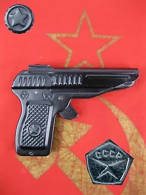 Vintage Children's Metal Toy Gun PM Makarov Soviet Union Russian USSR • £24.33