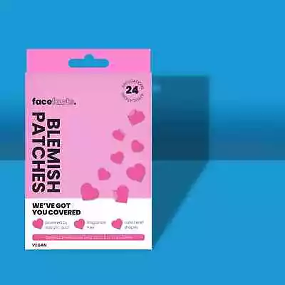 X 24 Uses Face Facts Blemish Pimple Patches Hearts Stars Salicylic Acid Vegan • £3.29