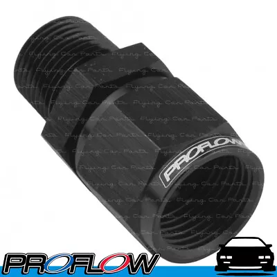 PROFLOW Female To Male Swivel Fitting Straight Black AN -8 (AN8) 1/2  NPT • $15.69