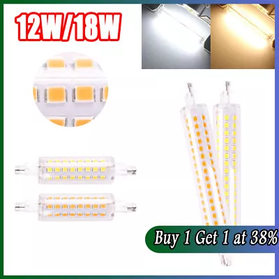 R7S COB LED 118mm 78mm Glass Tube 30W 15W Lamp Replace Halogen Bulb • £6.31