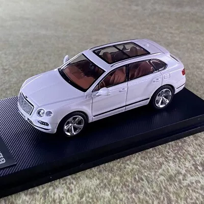 LF 1/64 Scale Bentley Bentayga SUV White Diecast Car Model Toy Gift NIB • $36