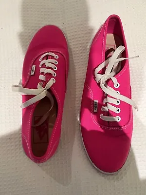 Vans Shoes Authentic Lo Pro Neon Pink Glow Women Size 8.5 • $60