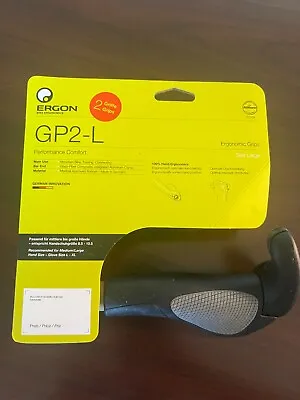 Ergon GP2-L Ergonomic GripShift Handlebar Grips W Bar Ends - Large/XL • $29.99